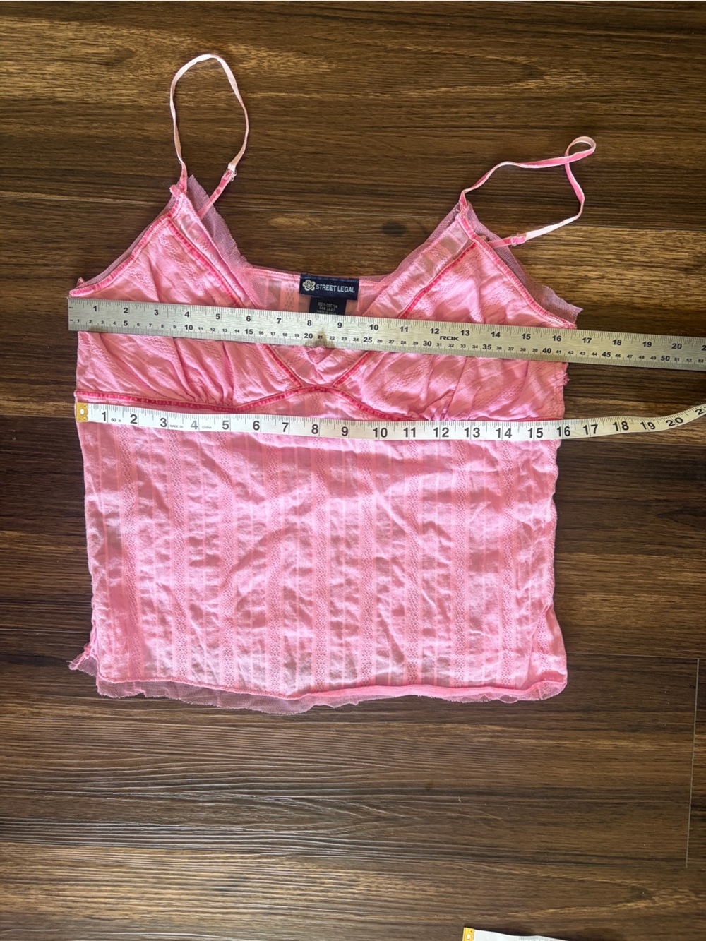 Vintage Y2K babydoll pink Tank Top - Picture 12 of 13